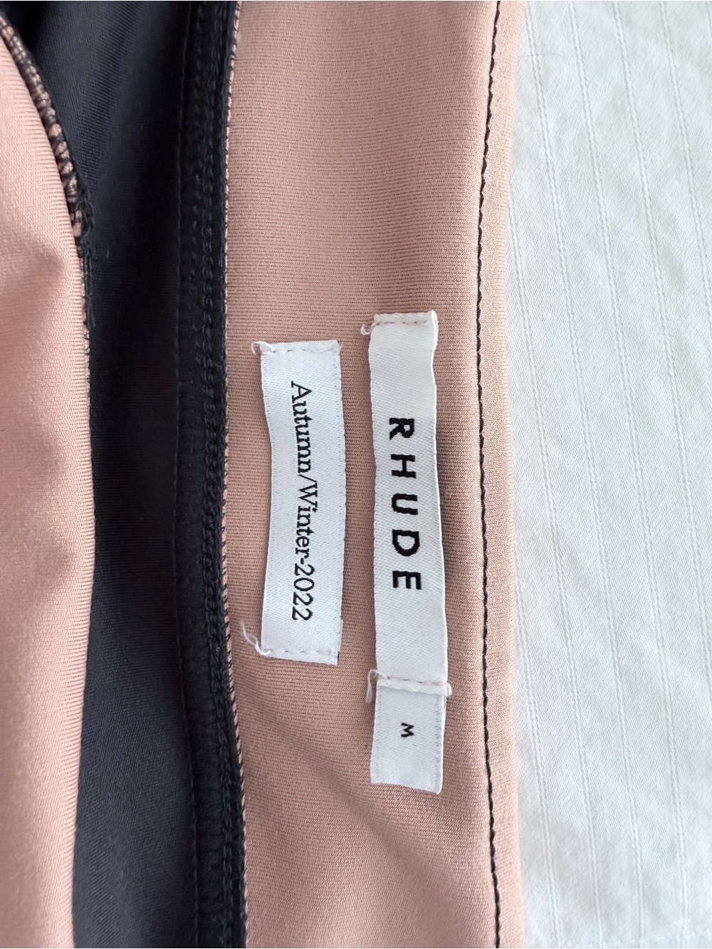 Rhude Brown Tank Top  and Matching Skirt with Black Side Panels - Picture 6 of 6